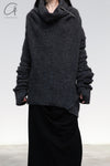 Marc Le Bihan wool pullover sweater 1731 France MLB-1731-HUI GREY